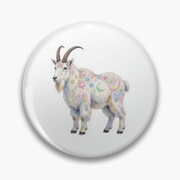 Item preview, Capricorn Zodiac Sticker | Celestial Goat Astrology Art designed and sold by AillustriaAK.