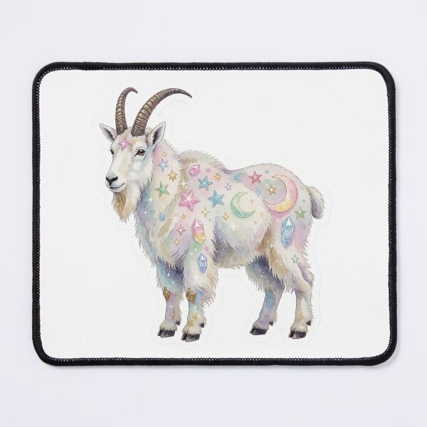 Item preview, Capricorn Zodiac Sticker | Celestial Goat Astrology Art designed and sold by AillustriaAK.