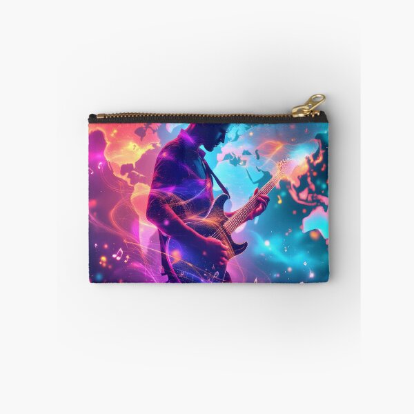 Item preview, World Music Day Neon Guitar Dreams designed and sold by DreamyWallVibes.