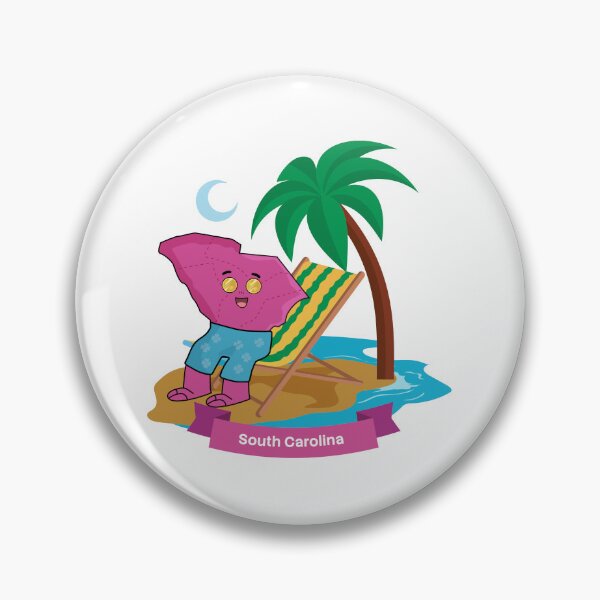 Item preview, South Carolina Beach Vacation Cute Cartoon Character designed and sold by Travel.Art.
