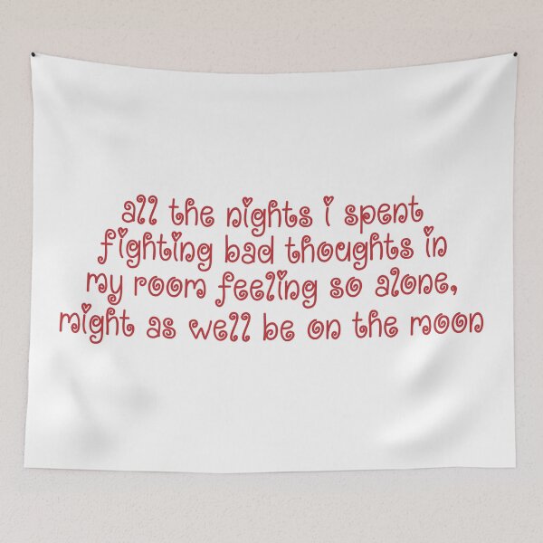 Item preview, The Cure Lyrics - You Seem Pretty Sad For A Girl So In Love designed and sold by Aesthetic Crew.