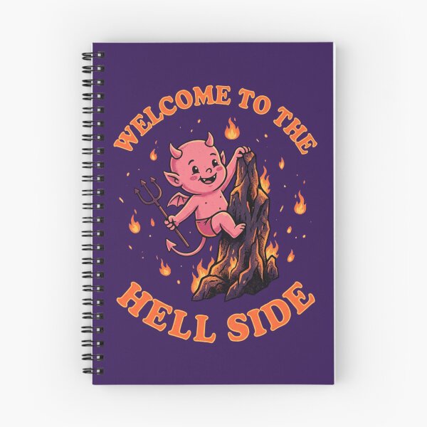 Item preview, Cute Welcome to the Hell Side Cartoon Imp designed and sold by DuckOddity.