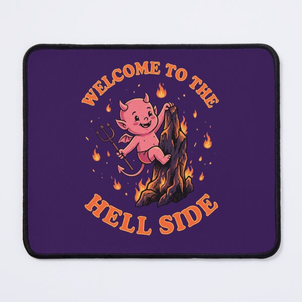 Item preview, Cute Welcome to the Hell Side Cartoon Imp designed and sold by DuckOddity.