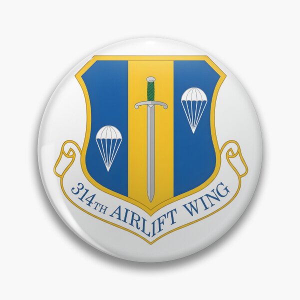 Item preview, 314th Airlift Wing Military Insignia designed and sold by CharlieDesings.