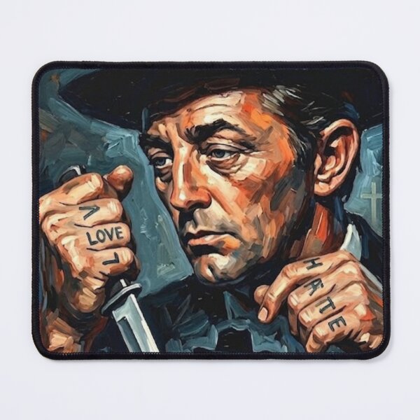 Item preview, Love and Hate. The River Journey. – Night of the Hunter Fine Art Print designed and sold by Art's Diner.