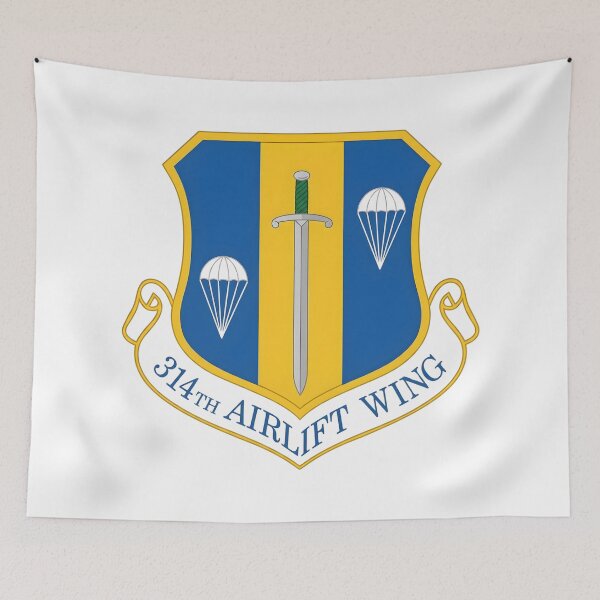 Item preview, 314th Airlift Wing Military Insignia designed and sold by CharlieDesings.