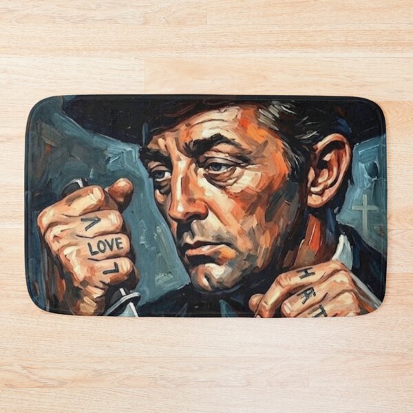 Item preview, Love and Hate. The River Journey. – Night of the Hunter Fine Art Print designed and sold by Art's Diner.