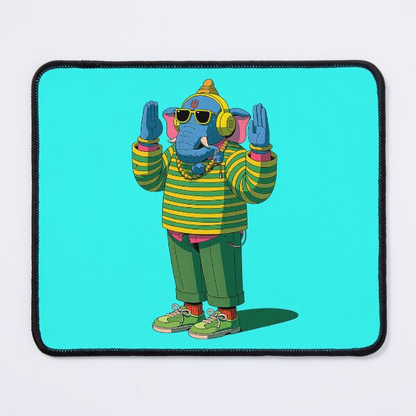 Item preview, Ganesha Streetwear Striped Sweater Headphones Pop Art designed and sold by PANNARUK THAILAND.