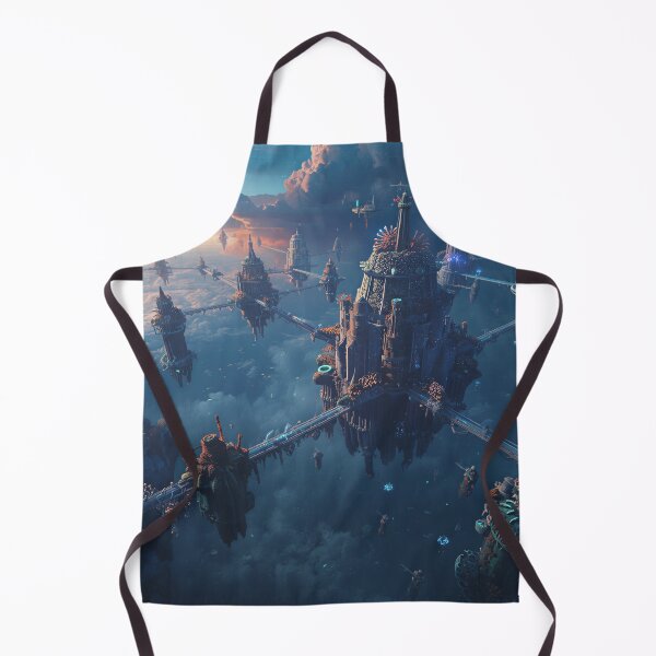 Item preview, Sky Coral Civilization Alien Fantasy Landscape Beyond Pandora designed and sold by Luminous Wilds.