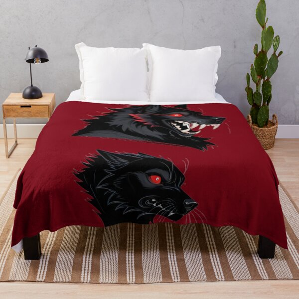 Item preview, Angry Black Werewolf Snarling Gothic Fantasy Wolf designed and sold by BLUESKY11a.