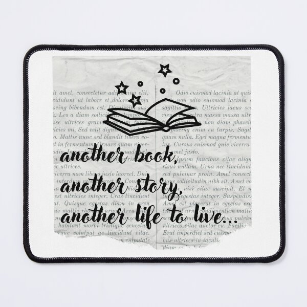 Item preview, Dark Academia Bookworm Quote Reader designed and sold by danaJG.