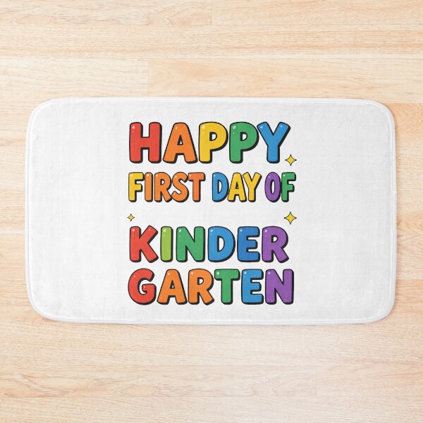 Item preview, happy first day of kindergarten  designed and sold by CHRIS0008.
