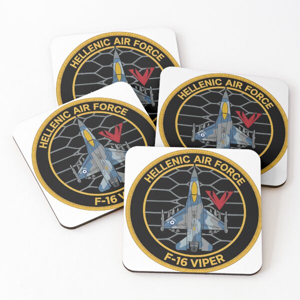 Item preview, Hellenic Air Force F-16 Viper Military Patch designed and sold by CharlieDesings.