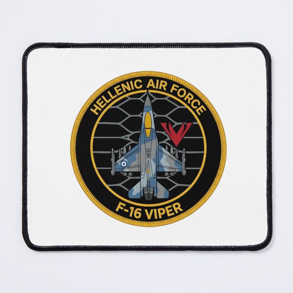 Item preview, Hellenic Air Force F-16 Viper Military Patch designed and sold by CharlieDesings.