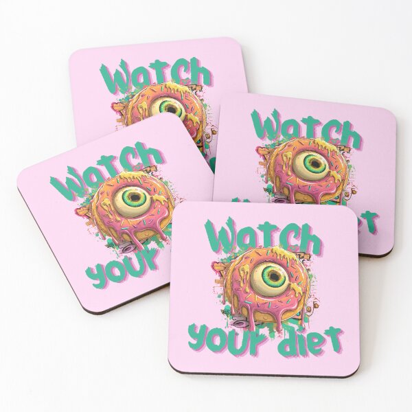 Item preview, Watch Your Diet Funny Nutritionist Joke Literal Pun designed and sold by illeN-Art-World.