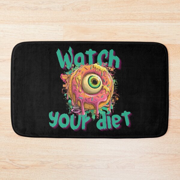 Item preview, Watch Your Diet Funny Nutritionist Joke Literal Pun designed and sold by illeN-Art-World.