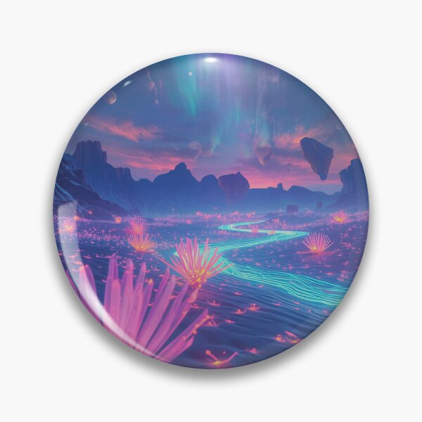 Item preview, Prism Bloom Desert Alien Fantasy Landscape Beyond Pandora designed and sold by Luminous Wilds.
