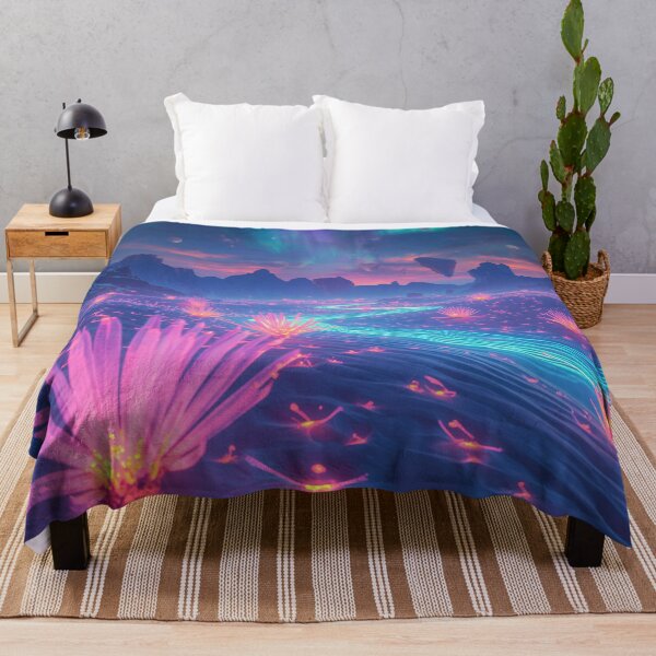 Item preview, Prism Bloom Desert Alien Fantasy Landscape Beyond Pandora designed and sold by Luminous Wilds.