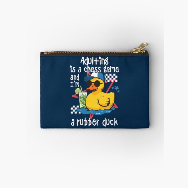 Item preview, Adulting Is A Chess Game Rubber Duck/ Da designed and sold by BowbinaStudio.