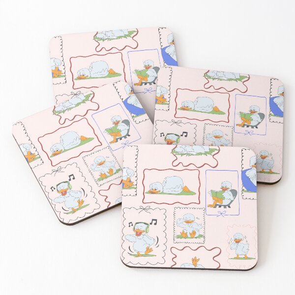 Item preview, Duck Doodle Frame Collage – Cute Animal Illustration Design designed and sold by Quote Chaos.