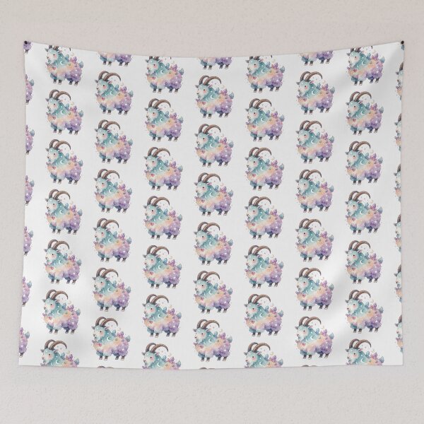 Item preview, Capricorn Zodiac Sticker | Celestial Goat Astrology Art designed and sold by AillustriaAK.