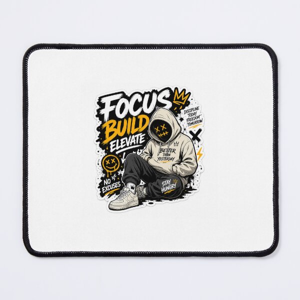 Item preview, Focus Build Elevate Motivation Sticker designed and sold by manishiv.