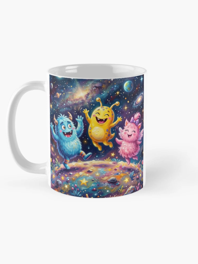 Thumbnail 5 of 6, Coffee Mug, Cute aliens designed and sold by PP&RAINBOW SHOP.