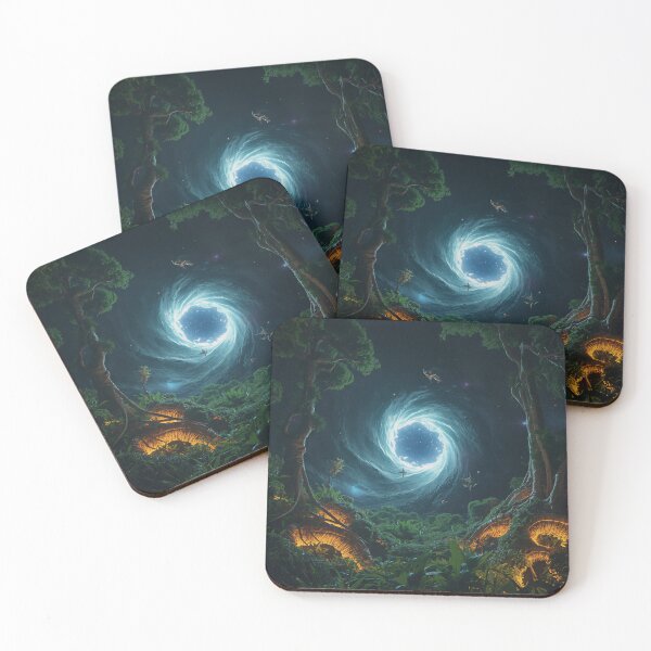 Item preview, Wormhole Root Forest Alien Fantasy Landscape Beyond Pandora designed and sold by Luminous Wilds.