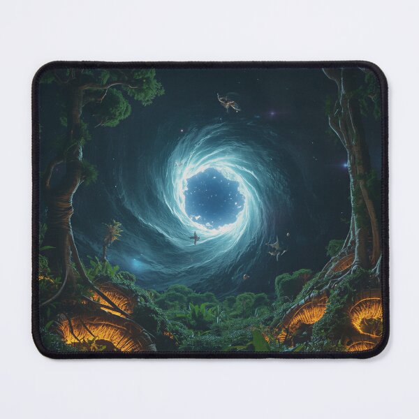 Item preview, Wormhole Root Forest Alien Fantasy Landscape Beyond Pandora designed and sold by Luminous Wilds.