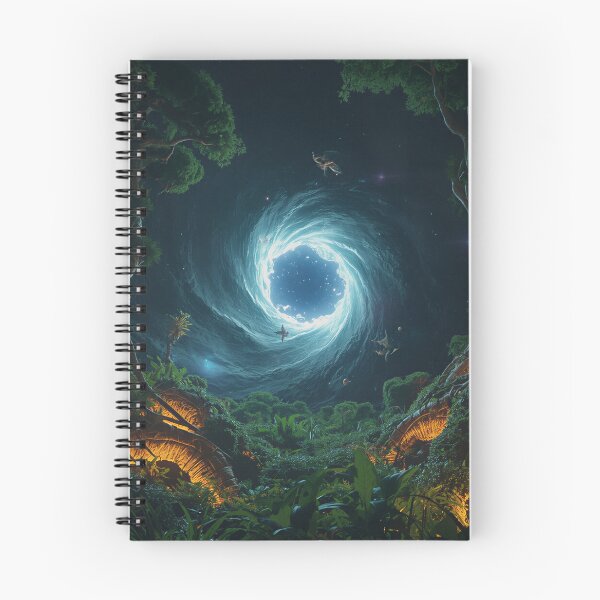 Item preview, Wormhole Root Forest Alien Fantasy Landscape Beyond Pandora designed and sold by Luminous Wilds.