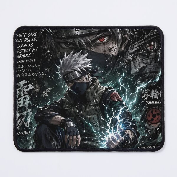 Item preview, Masked Lightning Ninja Warrior | Dark Anime Shinobi Art Poster designed and sold by Dyan4.