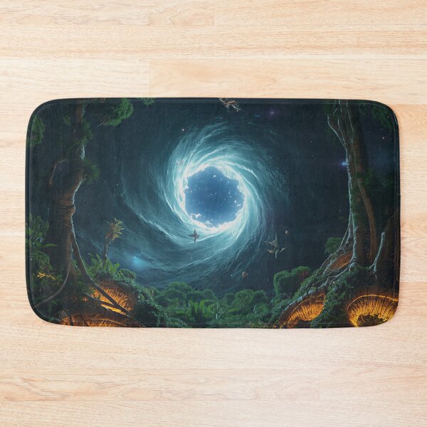 Item preview, Wormhole Root Forest Alien Fantasy Landscape Beyond Pandora designed and sold by Luminous Wilds.