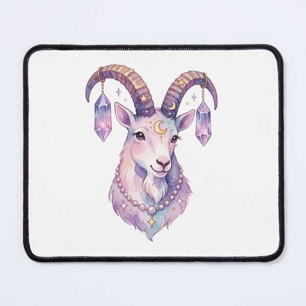 Item preview, Capricorn Zodiac Sticker | Celestial Goat Astrology Art designed and sold by AillustriaAK.