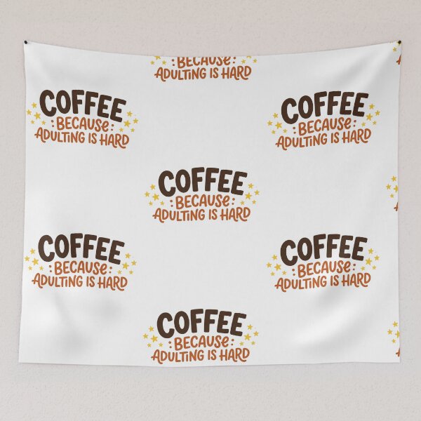 Item preview, Coffee Adulting Is Challenging Drinker Apparel designed and sold by FrankOliver.