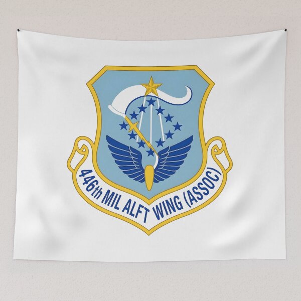 Item preview, 446th Military Airlift Wing Military Insignia designed and sold by CharlieDesings.