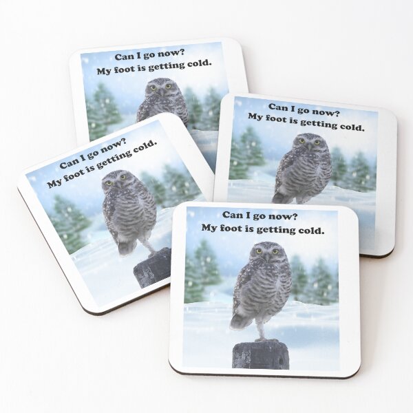Item preview, Owl doing a photo shoot in snow designed and sold by Inspired Arts.
