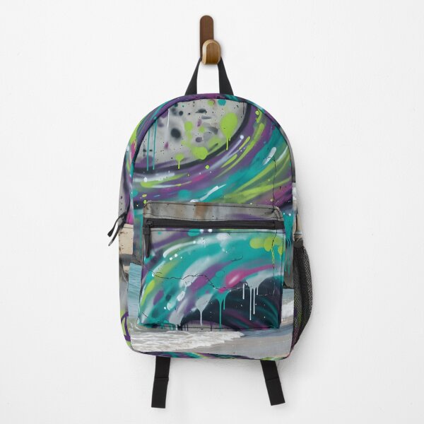 Item preview, Neon Coastal Graffiti Wave by DreamyWallVibes designed and sold by DreamyWallVibes.