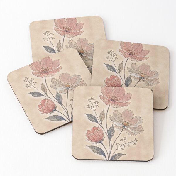 Item preview, Vintage Botanical Trio in Bloom designed and sold by WittyUnknown.