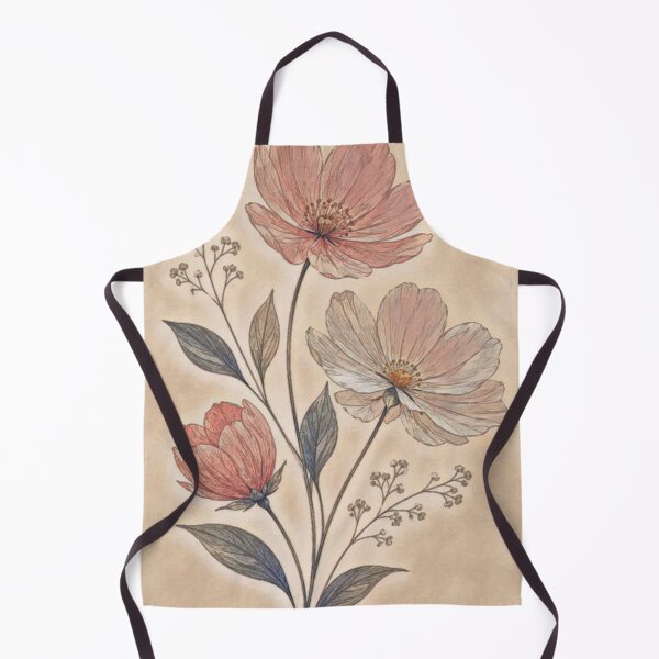 Item preview, Vintage Botanical Trio in Bloom designed and sold by WittyUnknown.