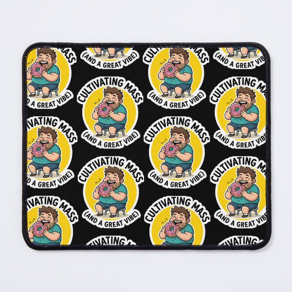 Item preview, Building Physique Cartoon Guy Eating Dessert designed and sold by FrankOliver.