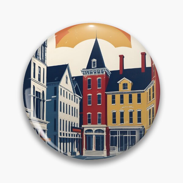 Item preview, Freeport Maine 1950s USA Vintage Travel Tourism designed and sold by TravelersGems.