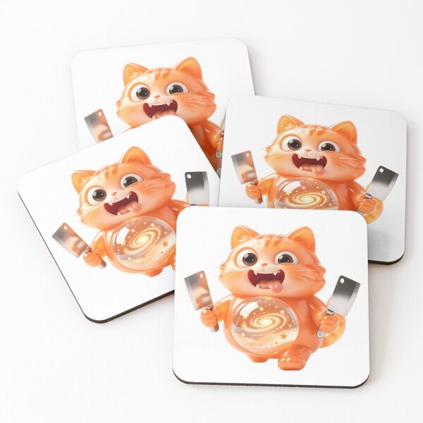 Item preview, Emerald Cat - Total Meltdown: When Life Gives You Cleavers designed and sold by ABYSSLAB.