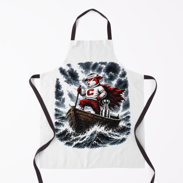 Item preview, Carolina Hurricanes Mascot Stormy Sailing with Stanley Cup designed and sold by TschandriaArt.