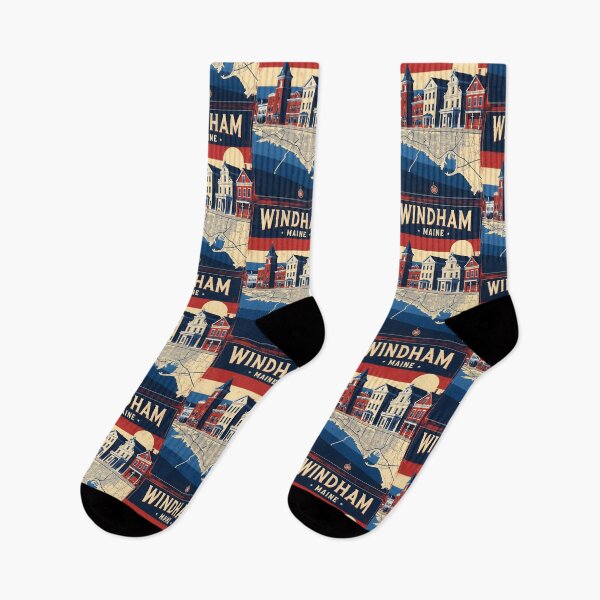 Item preview, Windham Maine 1950s USA Vintage Travel Tourism designed and sold by TravelersGems.