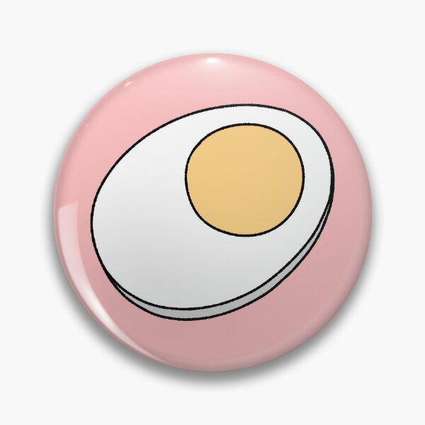 Item preview, Cute Hard Boiled Egg Slice Illustration designed and sold by ubborn.