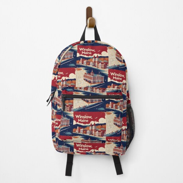 Item preview, Winslow Maine 1950s USA Vintage Travel Tourism designed and sold by TravelersGems.