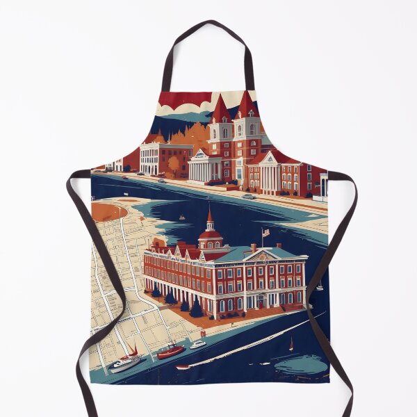 Item preview, Winslow Maine 1950s USA Vintage Travel Tourism designed and sold by TravelersGems.