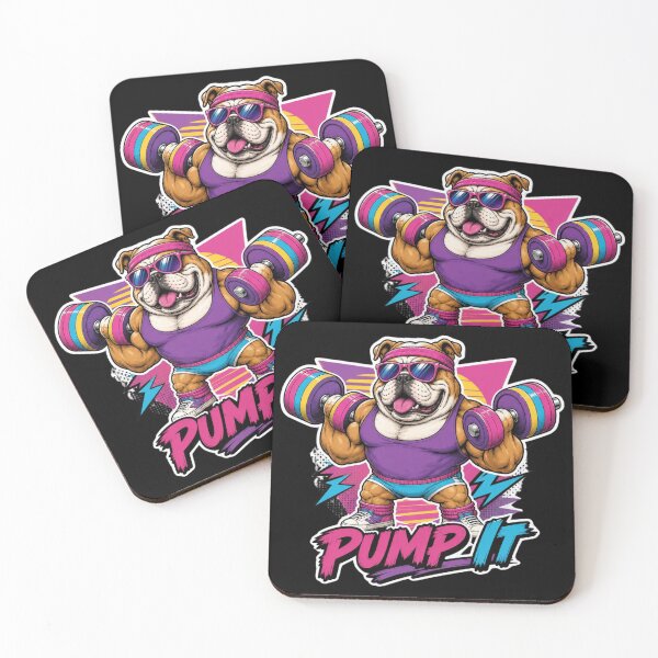 Item preview, Pump It- callboy- Funny Bulldog Gym Workout Design designed and sold by OphiraBloom.