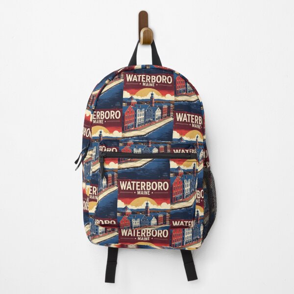 Item preview, Waterboro Maine 1950s USA Vintage Travel Tourism designed and sold by TravelersGems.