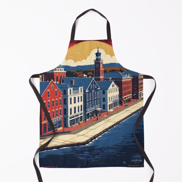 Item preview, Waterboro Maine 1950s USA Vintage Travel Tourism designed and sold by TravelersGems.